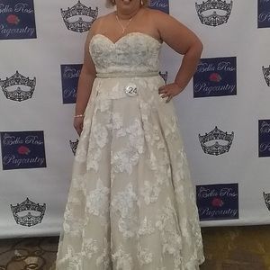 Jovi cream white dress